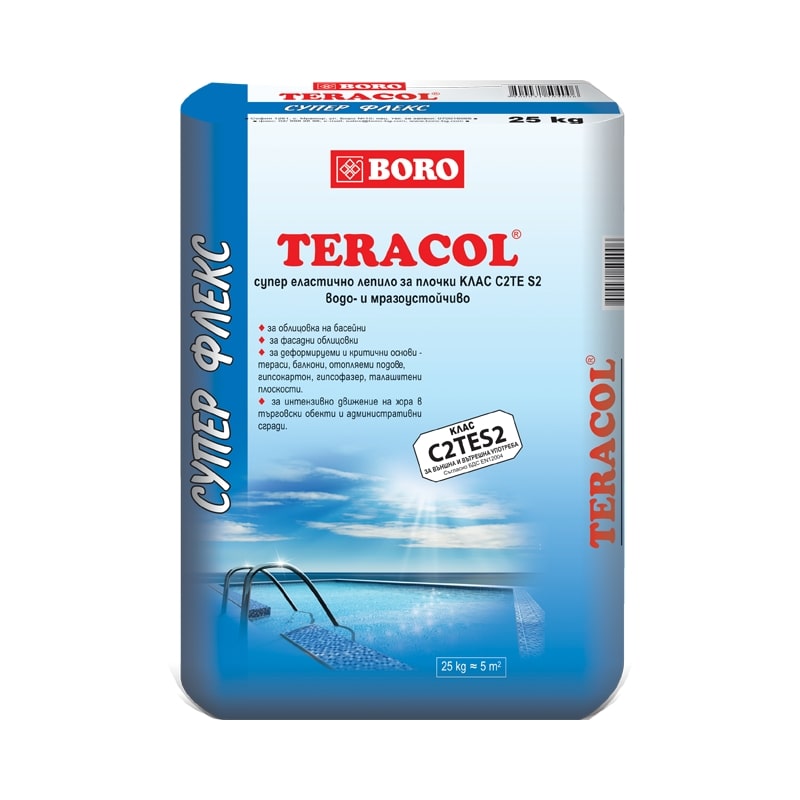 Terakol Super Flex adhesive, class C2TE S2 - 25 kg price