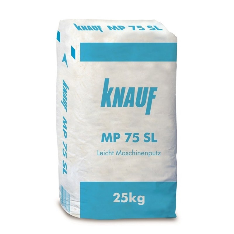 Knauf MP 75 SL Супер лека гипсова мазилка за машинно полагане 25 кг. цена